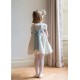 Diana Special Occasion Dress with Forget Me Not Hand Smocking Diana Special Occasion Dress with Forget Me Not Hand Smocking