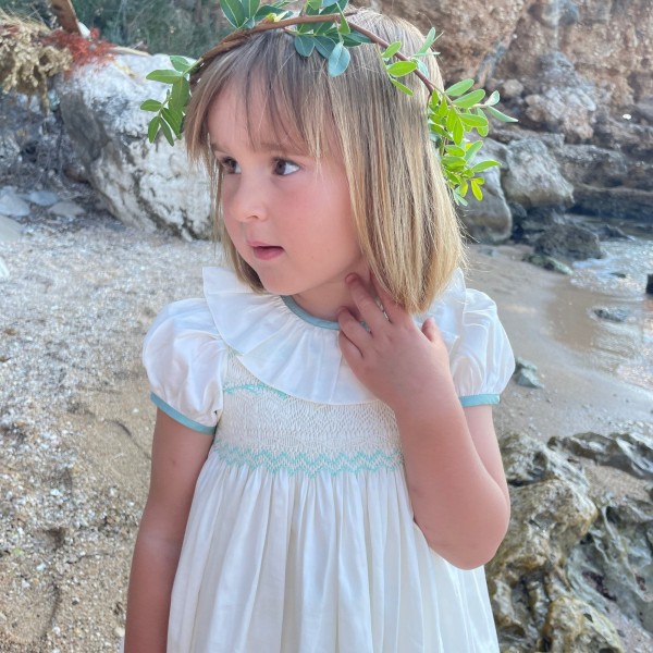 Diana Special Occasion Dress with Lily of the Valley Hand Smocking Diana Special Occasion Dress with Lily of the Valley Hand Smocking