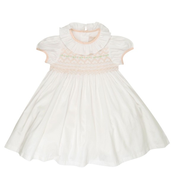 Diana Special Occasion Dress with Seashell Hand Smocking Diana Special Occasion Dress with Seashell Hand Smocking