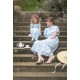 Katherine Johnson Dress Antoinette Stripe with Hint of Mischief Hand Smocking