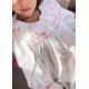 Nightingale Girl's Dress Moonstone with Kir Royale Hand Smocking