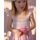Rachel Carson Girls Dress Candy Floss Gingham with Spearmint Hand Smocking