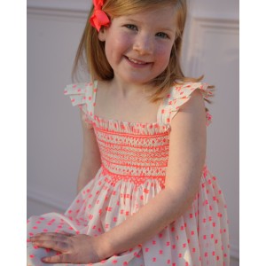 Rachel Carson Girls Dress Pack a Punch Plumetti with Big Top Hand Smocking Rachel Carson Girls Dress Pack a Punch Plumetti with Big Top Hand Smocking
