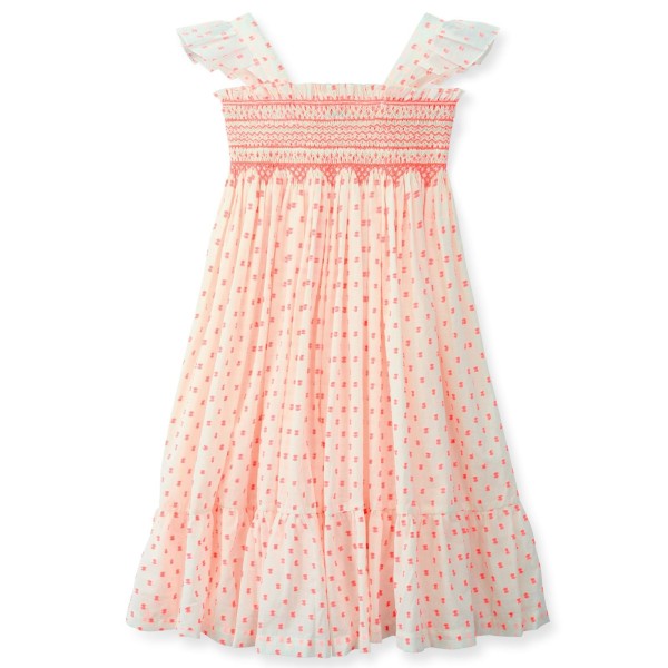 Rachel Carson Girls Dress Pack a Punch Plumetti with Big Top Hand Smocking