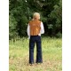 C J Walker Waistcoat Butterscotch Needlecord with Spiced Vanilla Hand Smocking Edition 5 C J Walker Waistcoat Butterscotch Needlecord with Spiced Vanilla Hand Smocking Edition 5