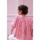 Cleopatra Blouse Pink Panther Cotton with Milkshake Hand Smocking Edition 36 Cleopatra Blouse Pink Panther Cotton with Milkshake Hand Smocking Edition 36