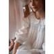 Nightingale Women's Dress Forget Me Not Plumetti with Delphinium Hand Smocking