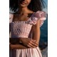 Rachel Carson Dress Candyfloss Gingham with Cocoloco hand Smocking