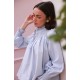 Scholl Blouse Periwinkle Ditsy with Blue Mist Hand Smocking Edition 63