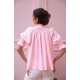 Scholl Summer Blouse Watermelon Stripe with Lemon Sorbet Hand Smocking Edition 65