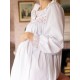 Mother Teresa Women's Nursing & Maternity Dress Long Sleeves with Mermaid Tail Kir Royale Hand Smocking